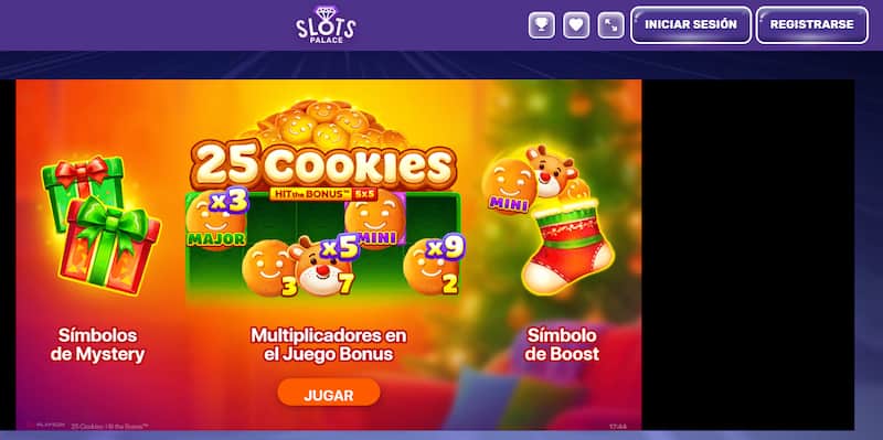 25 Cookies Bonos de juego - Playson