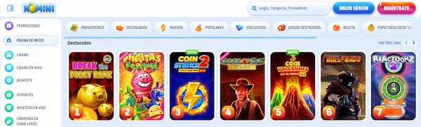 Acerca del casino Nomini España