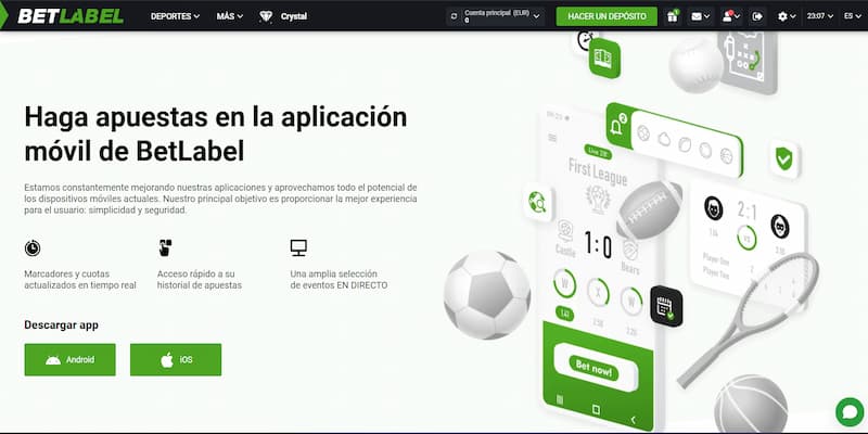 Applicacion BetLabel