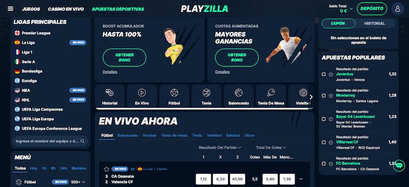 PlayZilla España Apuestas Deportivas
