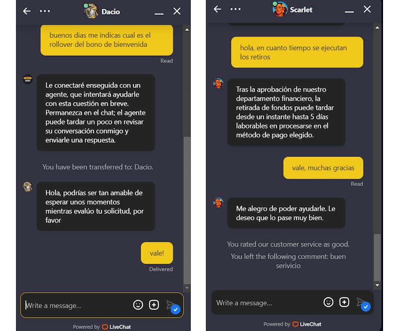 Atencion la cliente - HellSpin Casino España
