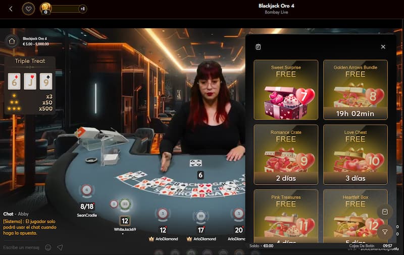 Blackjack Oro 4 en Legiano