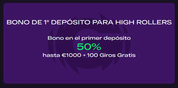 Bono de Bienvenida en Glitch Spin España - Opcion 2