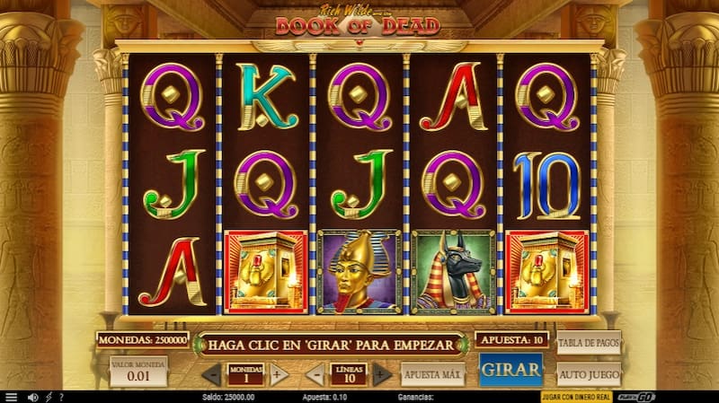 Book of dead - Trageperras online
