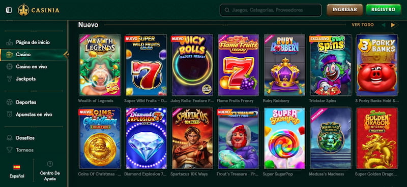 Casinia: Ofertas de recarga de casinos sin licencia en España