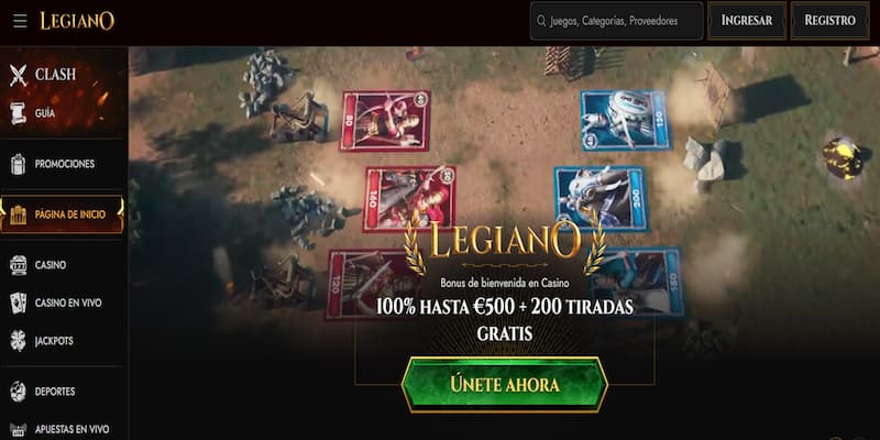 Legiano - El mejor casino con giros gratis en España