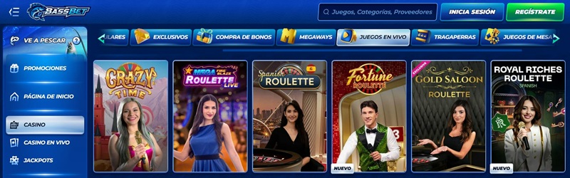 Casino en vivo BassBet España