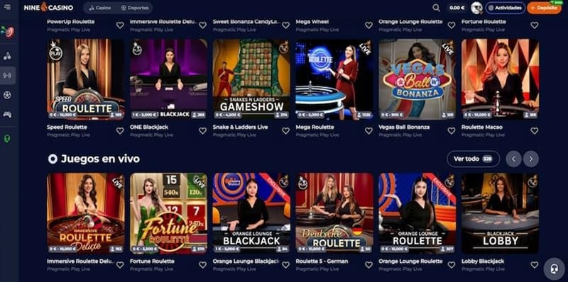 Casino en vivo - Casino Ivibet España