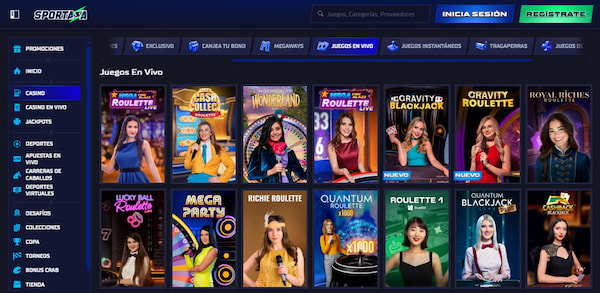 Casino en vivo sportaza - Una Experiencia Real de Casino