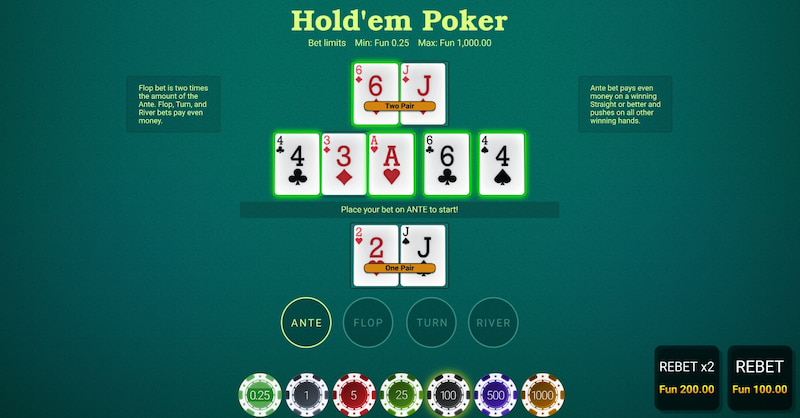 Hold'em poker - una variante popular del poker