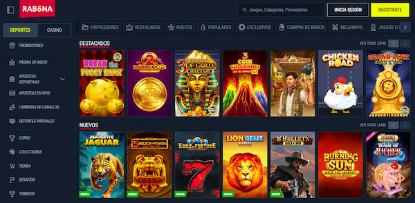 Juegos de casino Rabona