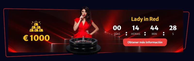 Lady in red - Casino HellSpin España