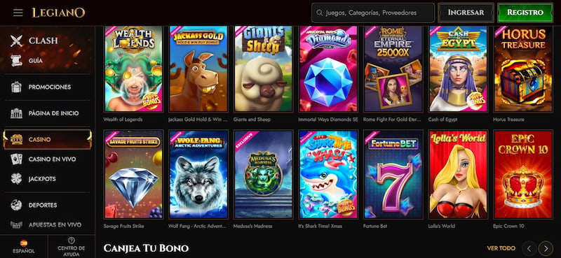Legiano - El mejor juego de casino con licencia extranjera en España