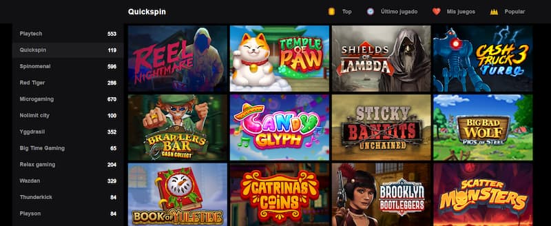Librabet - El mejor casino para juegos de Quickspin