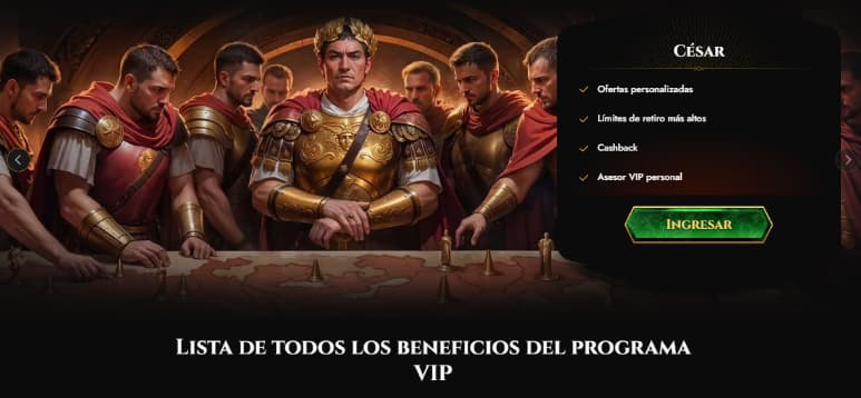 Lista de todos los beneficios del programa VIP