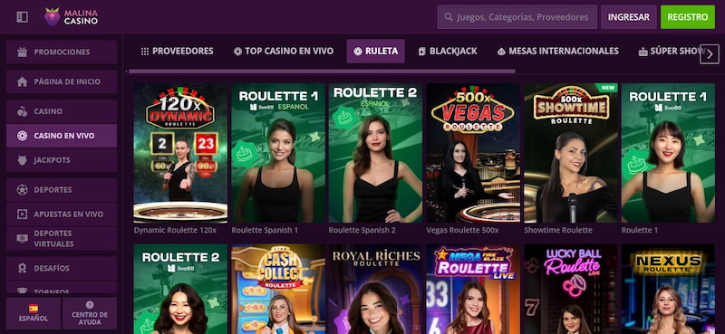 Malina - El mejor casino de ruleta en España