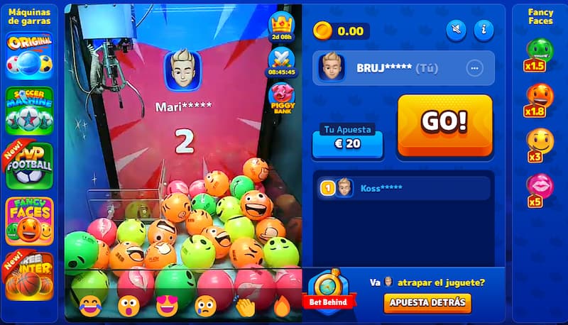 Máquina de juegos crab virtual wazamba