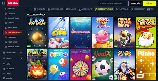 Otros juegos Rabona