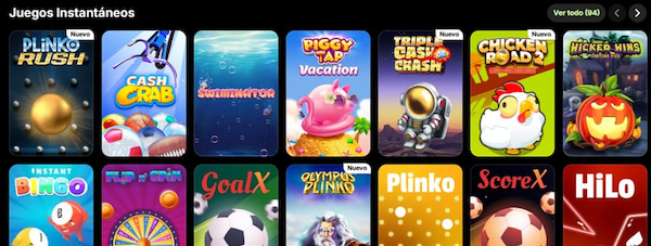 Otros juegos en Spinit España