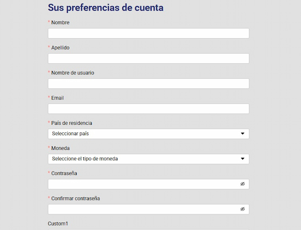 Proceso de Registro de TornadoBet