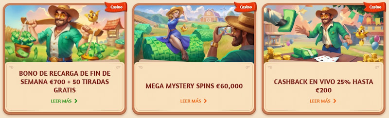 Otras Promociones en Billy Bets España