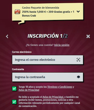 Proceso de Registro en Allyspin España