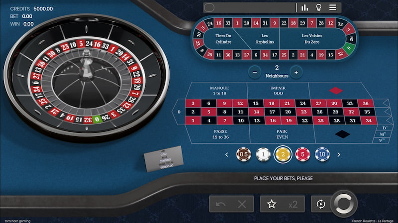 Ruleta francesa de Tomhorn Gaming