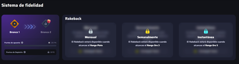 Sistema de fidelidad BDMbet
