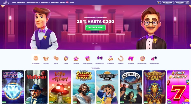 Slots Palace - los mejores casinos para jugar a Yggdrasil