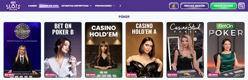 Slots Place - El mejor casino para jugar al póker en vivo en España