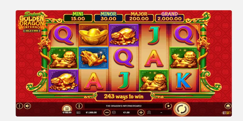 Super Golden Dragon Inferno - Betsoft