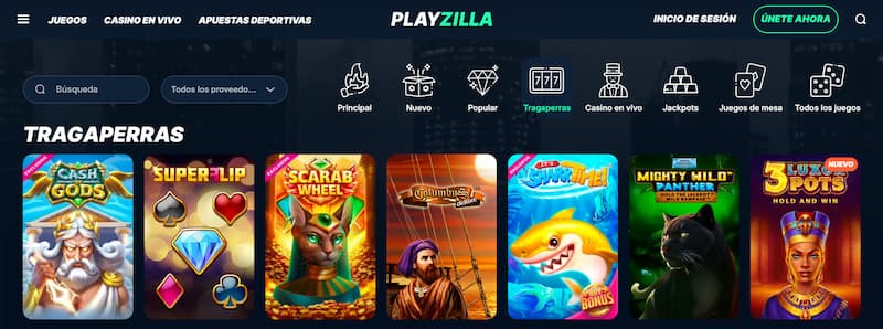 Tragamonedas - Casino PlayZilla España