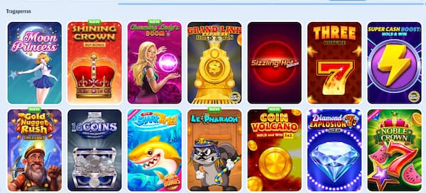 Tragamonedas ¡Con juegos nuevos en Nomini España