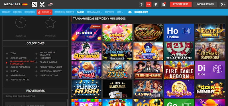 Megapari - El mejor casino para jugar a las tragamonedas