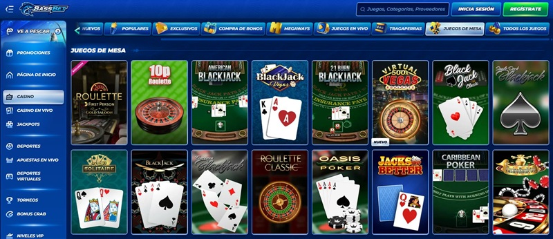 Juegos de mesa BassBet