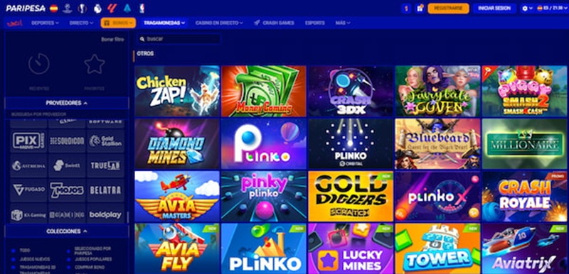 Otros juegos paripesa casino España